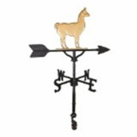 200 Series 32 In. Gold Bronze Llama Weathervane