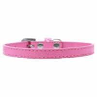 Omaha Plain Puppy Collar, Bright Pink - Size 14