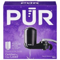 Pur® Black Basic Faucet-Mount Water Filtration System Perspective: Main