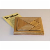 Square Root Tangram Brain Teaser Puzzle