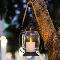 Luxen Home Aladdin Style LED Lantern