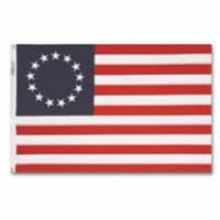 Annin Flagmakers 318350 4 ft. X 6 ft. Nyl-Glo Betsy Ross Flag Embroidered