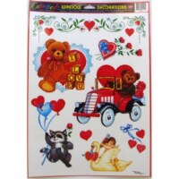 Kwality Closeouts 1101 I Love You Window Clings Case of 72