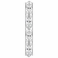 Achla FT-47 Downspout Trellis - Black
