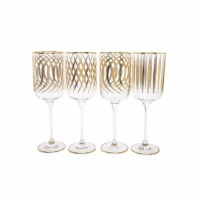 Gold Wine Glasses (Set of 4) – Culturebox Gift Shop