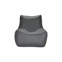 Modern Bean Bag MBB1339LG - Grey Lin Quicksand Bean Bag Chair - Green Lin - 36 x 37 x 36 in.