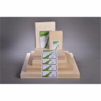American Easel AE0606-D 6 x 6 in. Deep Birch Painting Panel - Natural