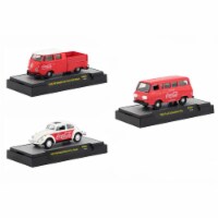 M2 Machines 52500-RW04 Coca-Cola Release 4 Set of 3 Cars Limited Edition to 4800 Pieces World