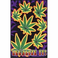Liebermans SCO1928 LEGALIZE IT II - Blacklight - 23.00 x 35.00 Poster Print