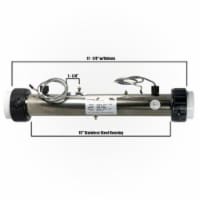 Hydro-quip 26-58104-K 4KW Heater Assembly with M7 Sensors & Stud