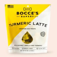 Bocces Bakery 857155007220 5 oz Dog Biscuits Tumeric Latte Dog Treat