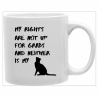 imaginarium goods MUG-KSA-MYRIGHTS My Rights Are Not Up for Grabs & Neither is My Cat Mug