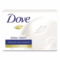 UNI 61073EA 2.6 oz Dove White Beauty Bar, Light Scent