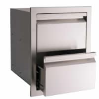 CGProducts VDR1 Valiant Stainless Double Drawer-Fully Enclosed