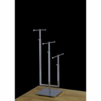 AMKO CSR-3 3-Tier Jewelry Stand, Chrome