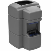 Commercial Zone Products 758903 40 gal Waste N Wipe Single Sided Center - Gray