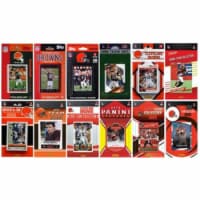 C & I Collectables BROWNS1217TS NFL Cleveland Browns 12 Different Licensed Trading Card Team