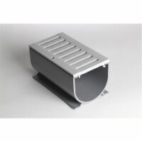 Cardinal Systems QP-6242G 3 in. Water Hog Deck Drain - Gray