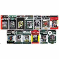 C & I Collectables JETS1317TS NFL New York Jets 13 Different Licensed Trading Card Team Sets