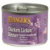Evangers 077627100826 5.5 oz Heritage Classic Chicken Lickin Dinner Can Cat Food - 24 Count