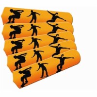 Ceiling Fan Designers 52SET-KIDS-RSS2 52 in. Radical Skateboards Ceiling Fan Blades