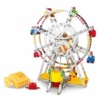 AZ Trading & Import PS816G Metal Toy Ferris Wheel Model Building Kit with Lights & Music