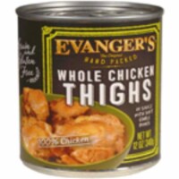 Evangers 077627201103 12 oz Hand Packed Whole Chicken Thighs Can Dog Food - 12 Count