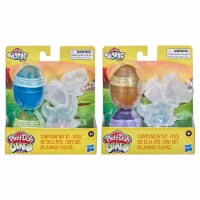Hasbro HSBF1499 Play-Doh Dino Skeleton Eggs Toys, Assorted Color - 6 Piece