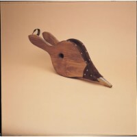JOHNNY BEARD COMPANY 68000 Antique Pine Bellows- Black Suede Trim- 7.5 in. x 21 in.