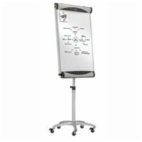Quartet QRTEU2000TE Total Erase Mobile Easel- w- 5 Casters- 67in.x77in.H- Platinum