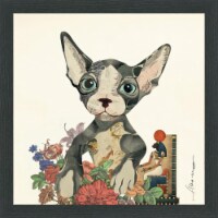 Empire Art Direct DAC-098-1717B Sphynx - Dimensional Art Collage Hand Signed by Alex Zeng Fra