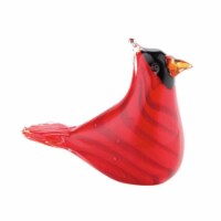 Diamond Star 81123 5.5 x 2.5 x 4 in. Glass Bird, Red