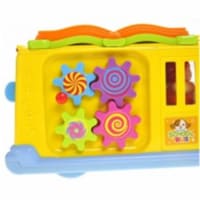 AZImport PS796 Interactive School Bus Toy with Flashing Lights & Sounds