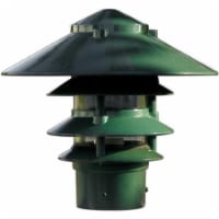 Dabmar Lighting D5411-G 0.5 in. Four Tier Pagoda Light - 7W 120V, Green
