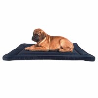 Petmaker 80-PET6176 Waterproof Dog Crate Pad - Water Repelling Kennel Bed, Navy - 34 x 21 in.
