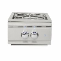 RCS RSB3A Cutlass Pro Side Burner with LED Lights, Blue