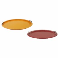 Houston International Trading 8619E SAFF-XR S-2 Enameled Galvanized Steel French Tray - Set o