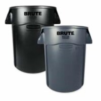 Rubbermaid Commercial Products RCP264360BK Waste Container- w- Venting Channels-Handles- 44 G