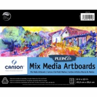 Canson 2005759 8 x 10 in. Plein Air Mix Media Art Board Pad - 10 Boards, White