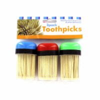 Kole Imports GM709-24 Toothpicks in Containers Set - Pack of 24