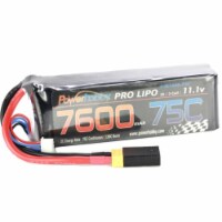 Power Hobby PHB3S760075CXT60APT 7600 mAh 11.1V 3S 75C Lipo Battery with Hardwire XT60