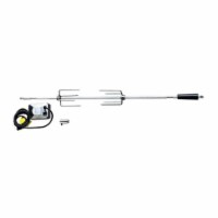 RCS ARG36ROTISS 36 in. Bracket 304 Stainless Spit Rod Collar Balance & Forks ARG Grill with H