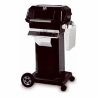 Modern Home Products JNR4DDP-OCOLB-OMP MHP Propane Gas Grill on OCOLB-OMP Black Console Cart