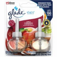 Glade SJN315104CT 1.3 fl oz PlugIns Apple Cinnamon Oil Refill - Pack of 12