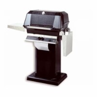 Modern Home Products WNK4DDN-OCOLB-OPN MHP Natural Gas Grill on Black Console with Permanent
