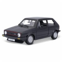 Bburago BBU21089BK 1 by 24 1979 Volkswagen Golf Mk1 GTI Die-Cast Model Car, Black
