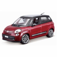 Bburago BBU22126 2013 Fiat 500L Die-Cast Model Car, Metallic Red