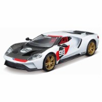 Bburago BBU41165 1 by 32 2019 Ford GT Heritage Series Die-Cast Model Car, White & Black