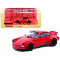 Tarmac Works T64-046-RE Porsche RWB Backdate Red with Black Stripes 1-64 Scale Diecast Model