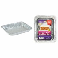 DDI 2269775 Banded - Half Size Shallow Aluminum Pan - 10-Packs - Nicole Home Collection Case